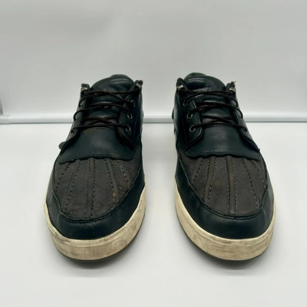 Polo Ralph Lauren Ramiro Shoes Men 13 Leather Duck Boat Sneaker Casual‎ Black